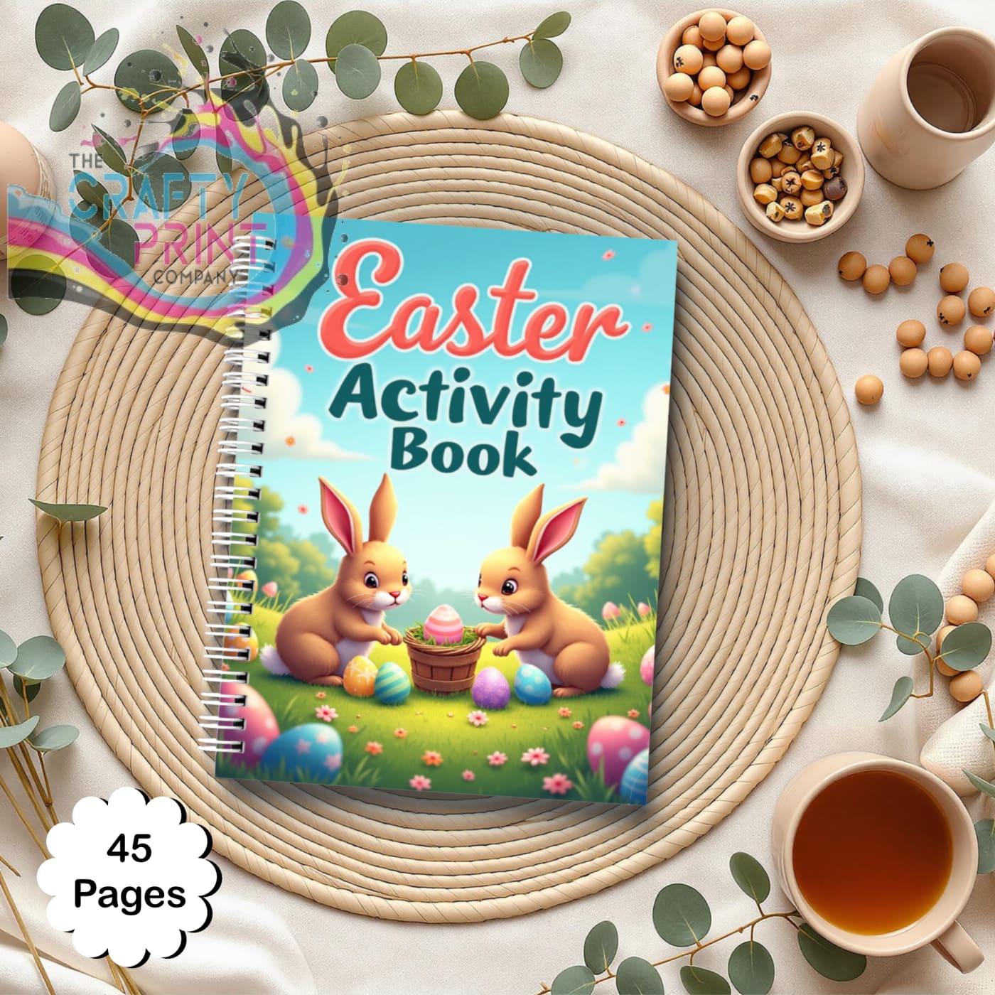 Easter Activity Book for Kids (A5 45 Pages) - Toys & Games