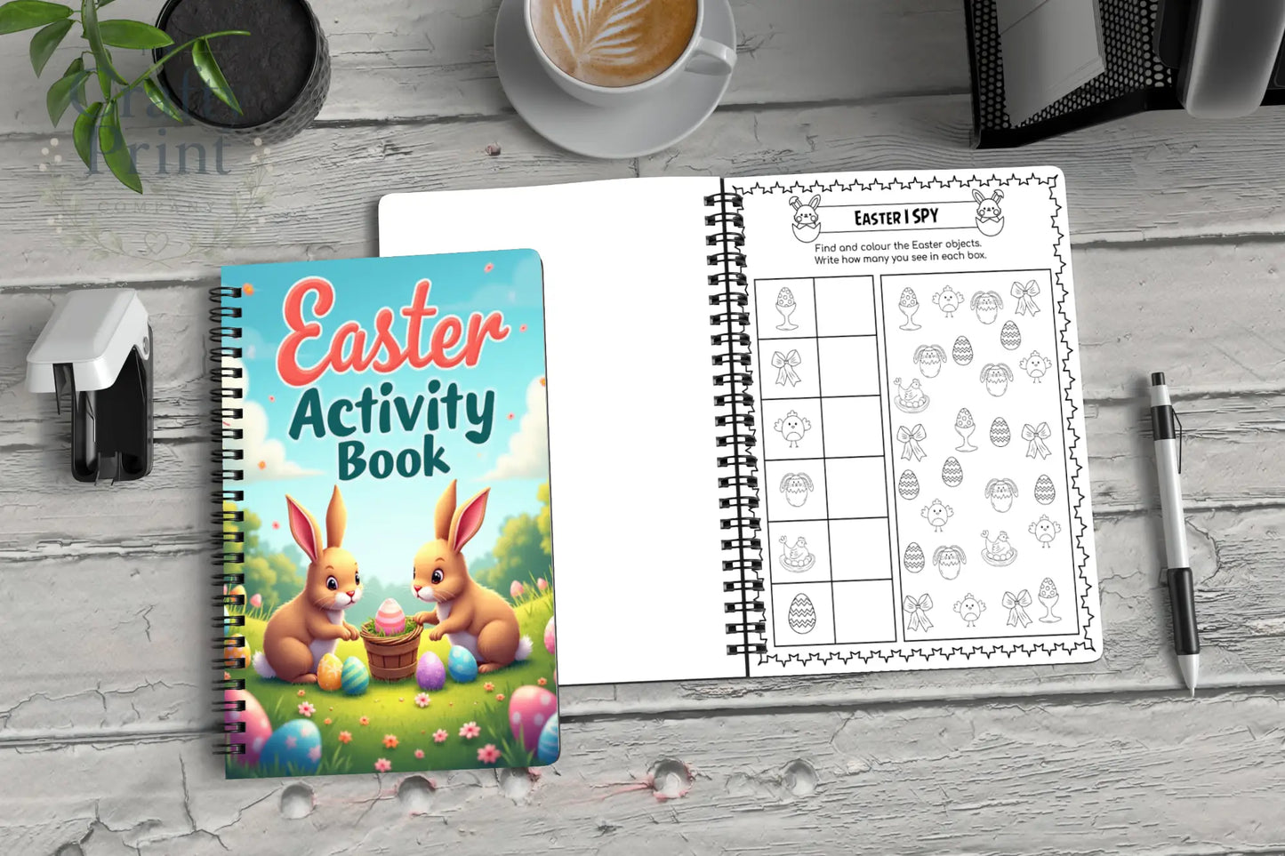 Easter Activity Book for Kids (A5 45 Pages) - Toys & Games