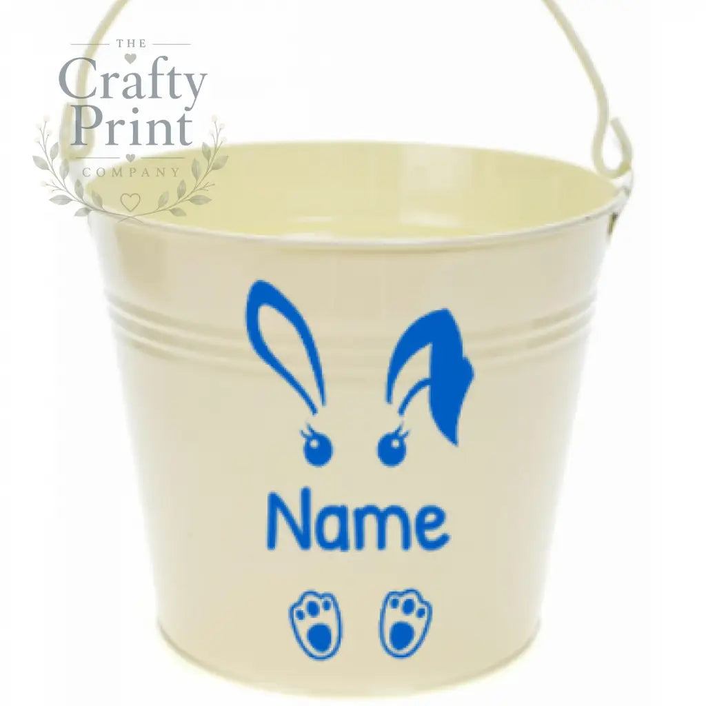 Easter Bunny Vinyl Personalised Decal / Sticker - Small 8 x