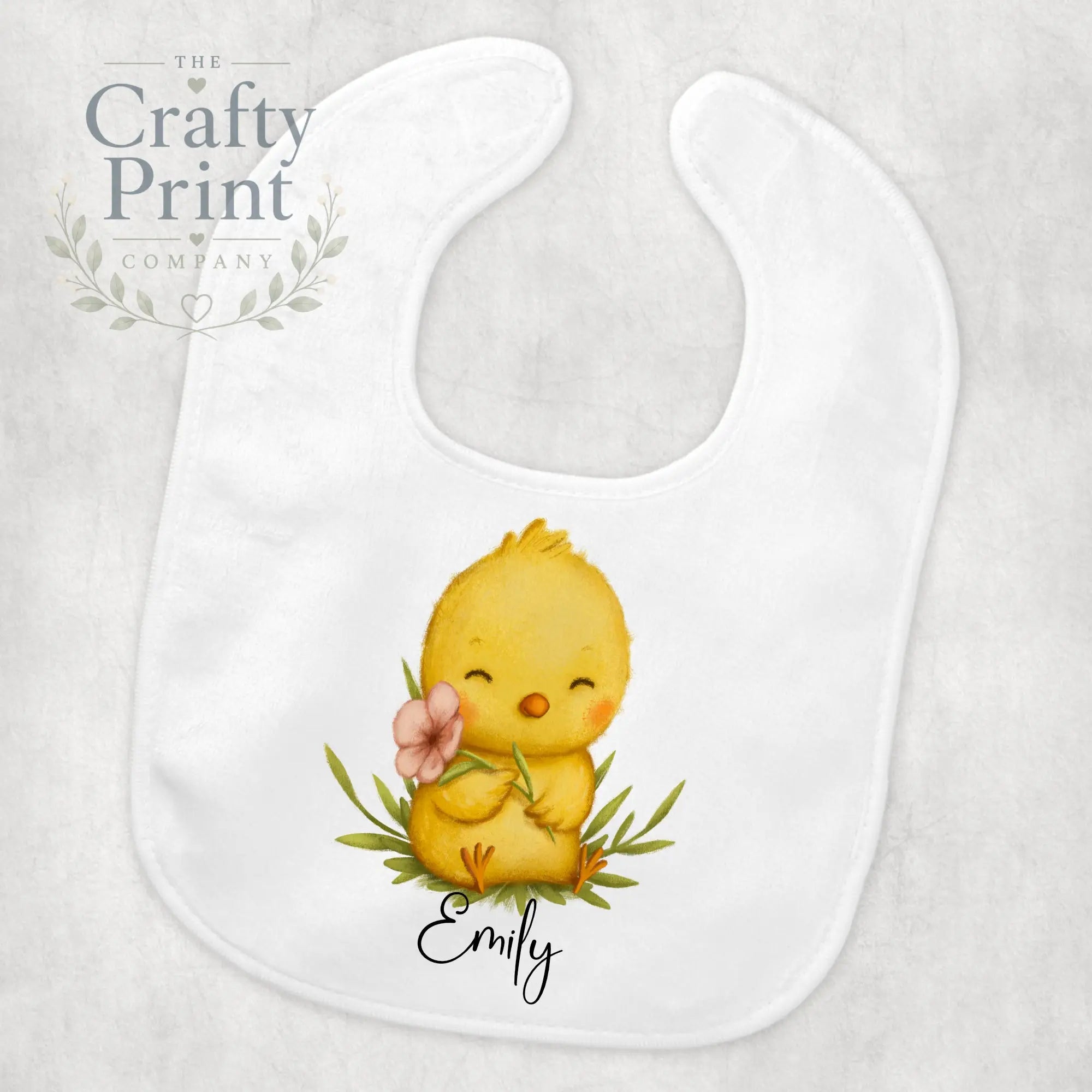 Easter Chick Personalised Baby Bib - & Toddler Clothing