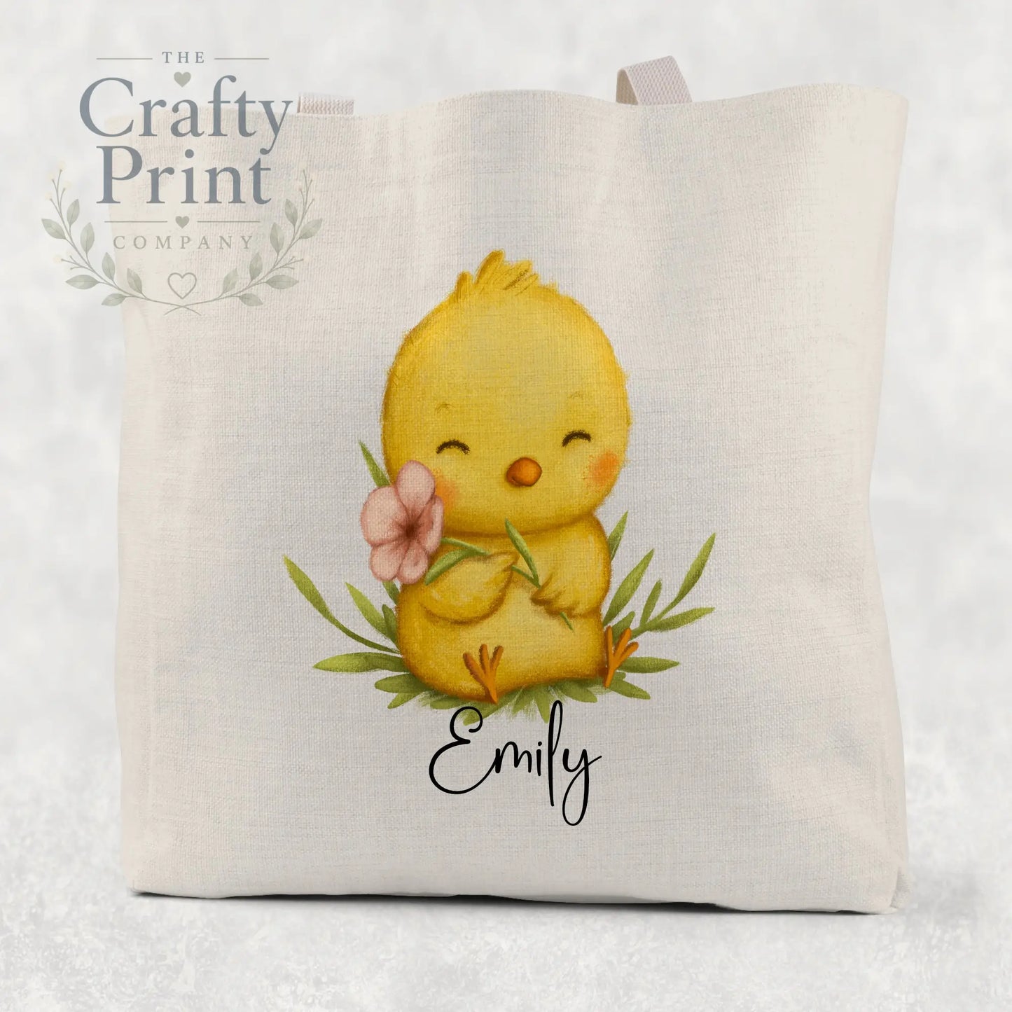 Easter Chick Personalised Tote/Goodie Bag - Gift Bags