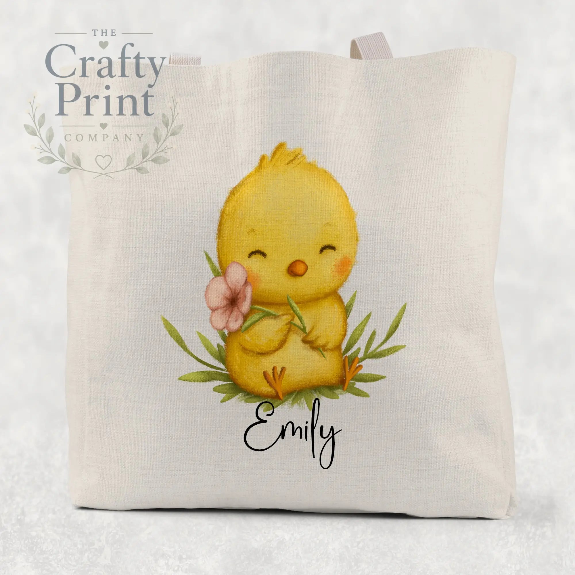 Easter Chick Personalised Tote/Goodie Bag - Gift Bags