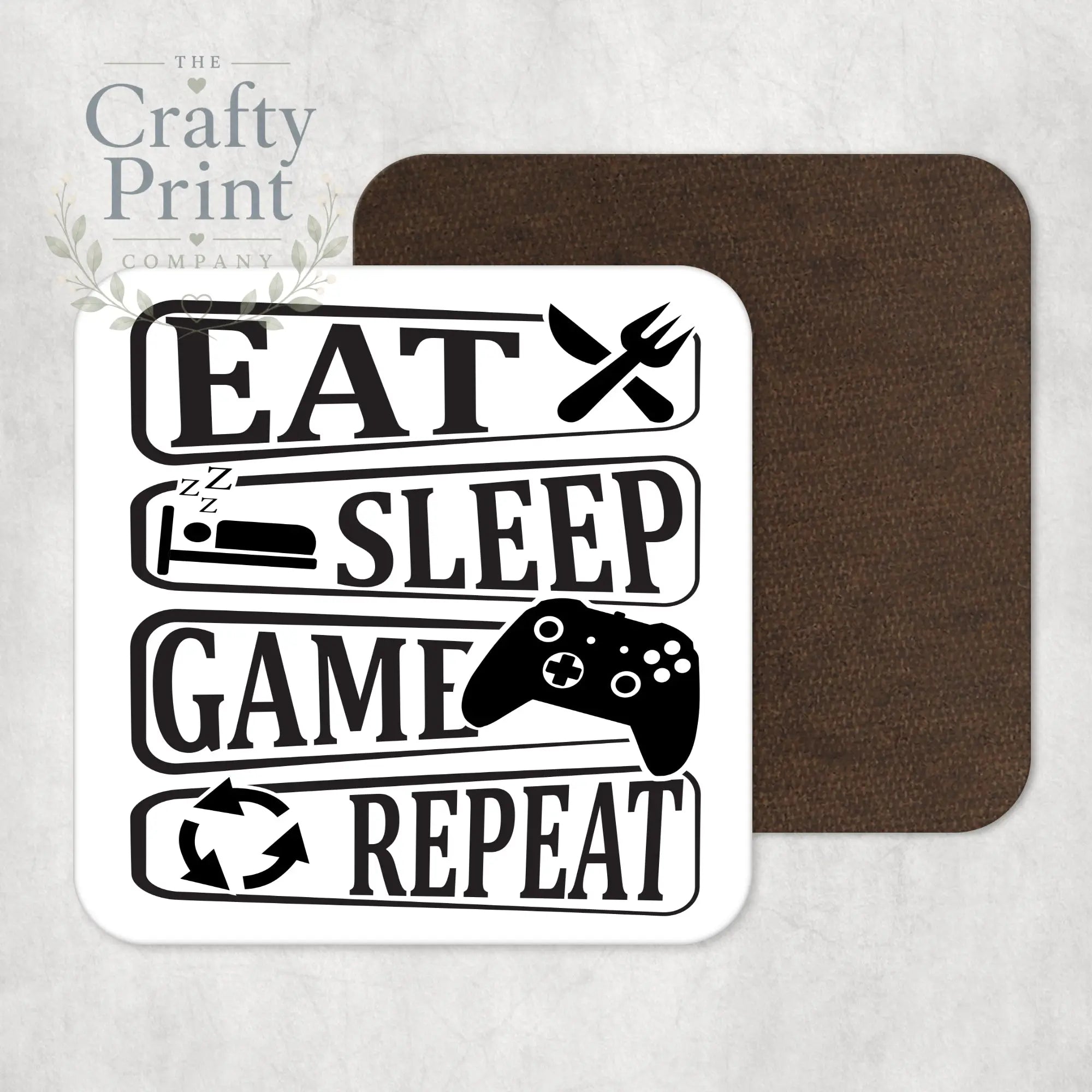 Eat Sleep Game Repeat Xbox Coaster - Coasters