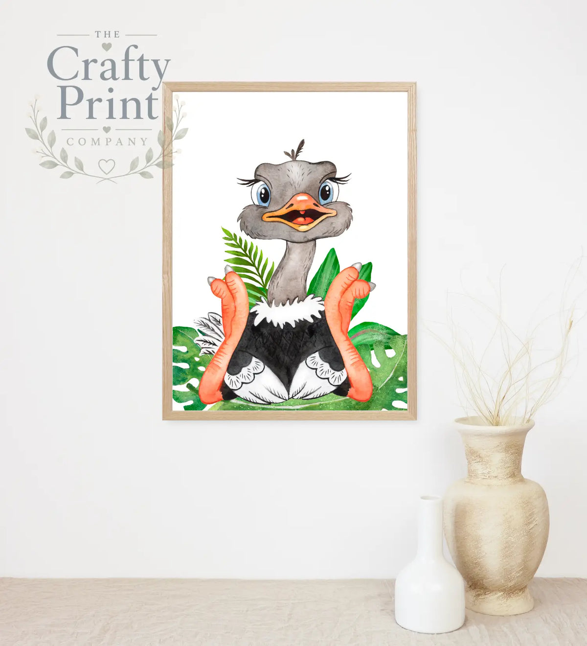 Emu Baby Animal Print - Posters Prints & Visual Artwork
