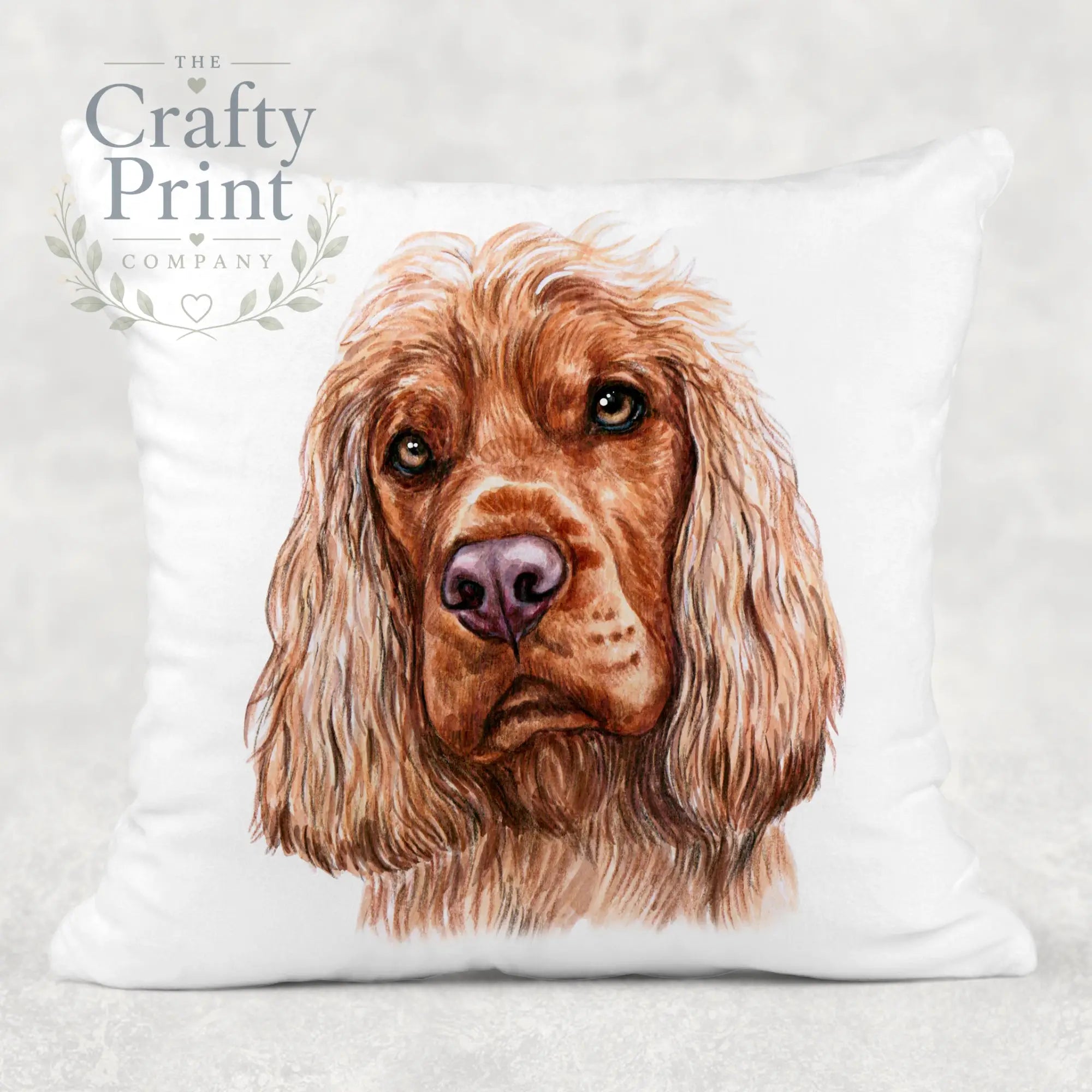 English Cocker Spaniel Cushion - Chair & Sofa Cushions