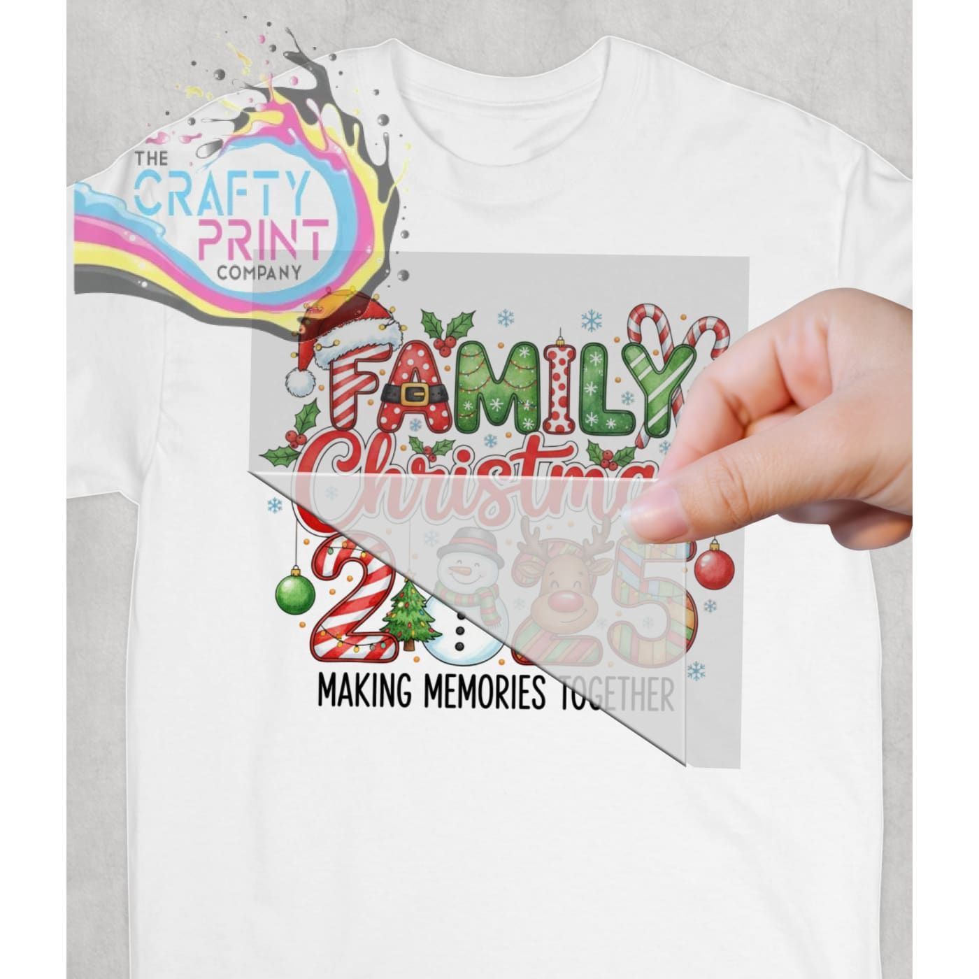 Family Christmas 2025 DTF Print - Posters Prints & Visual