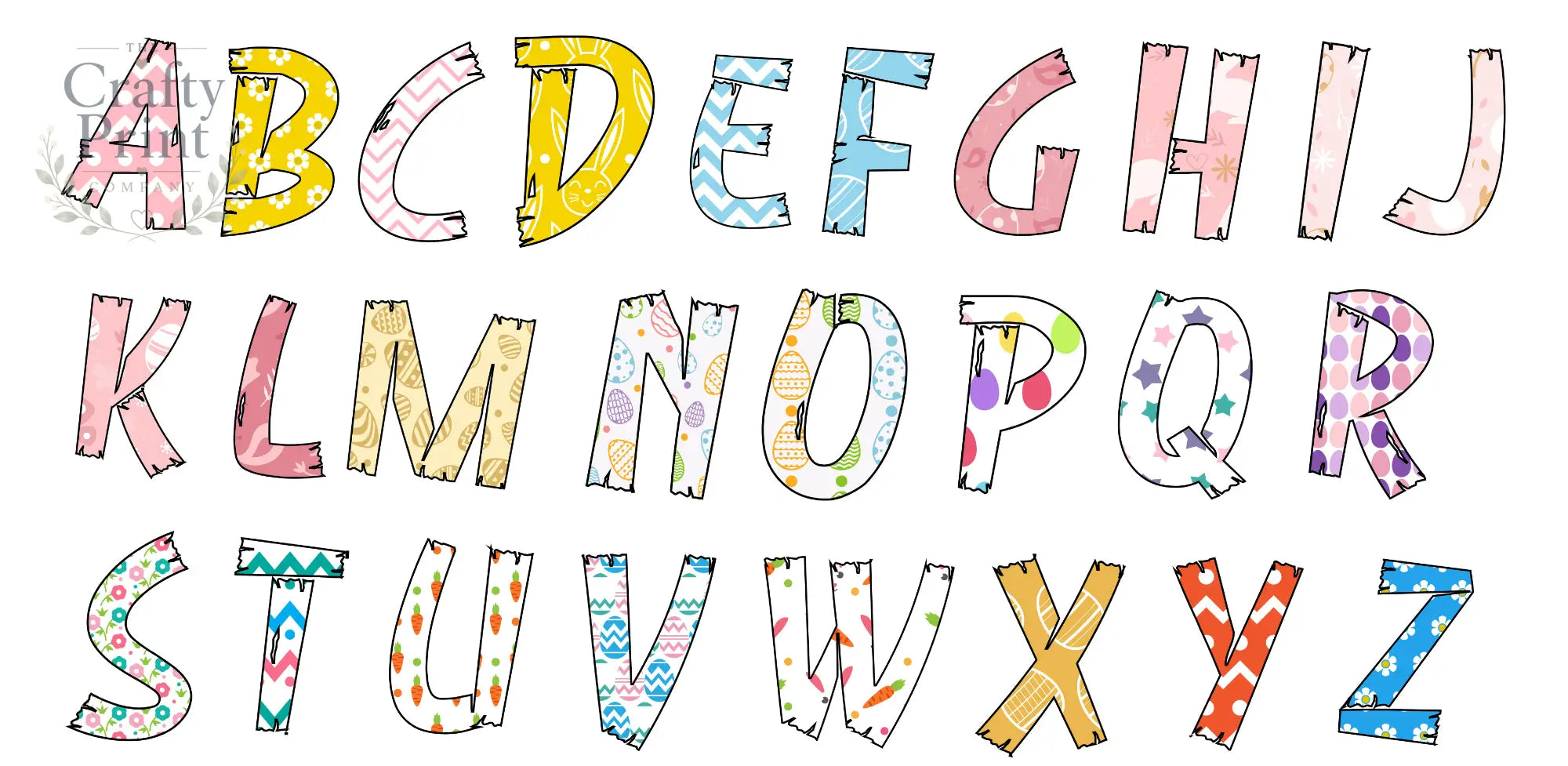 First Easter Alphabet Personalised Baby Bib - & Toddler