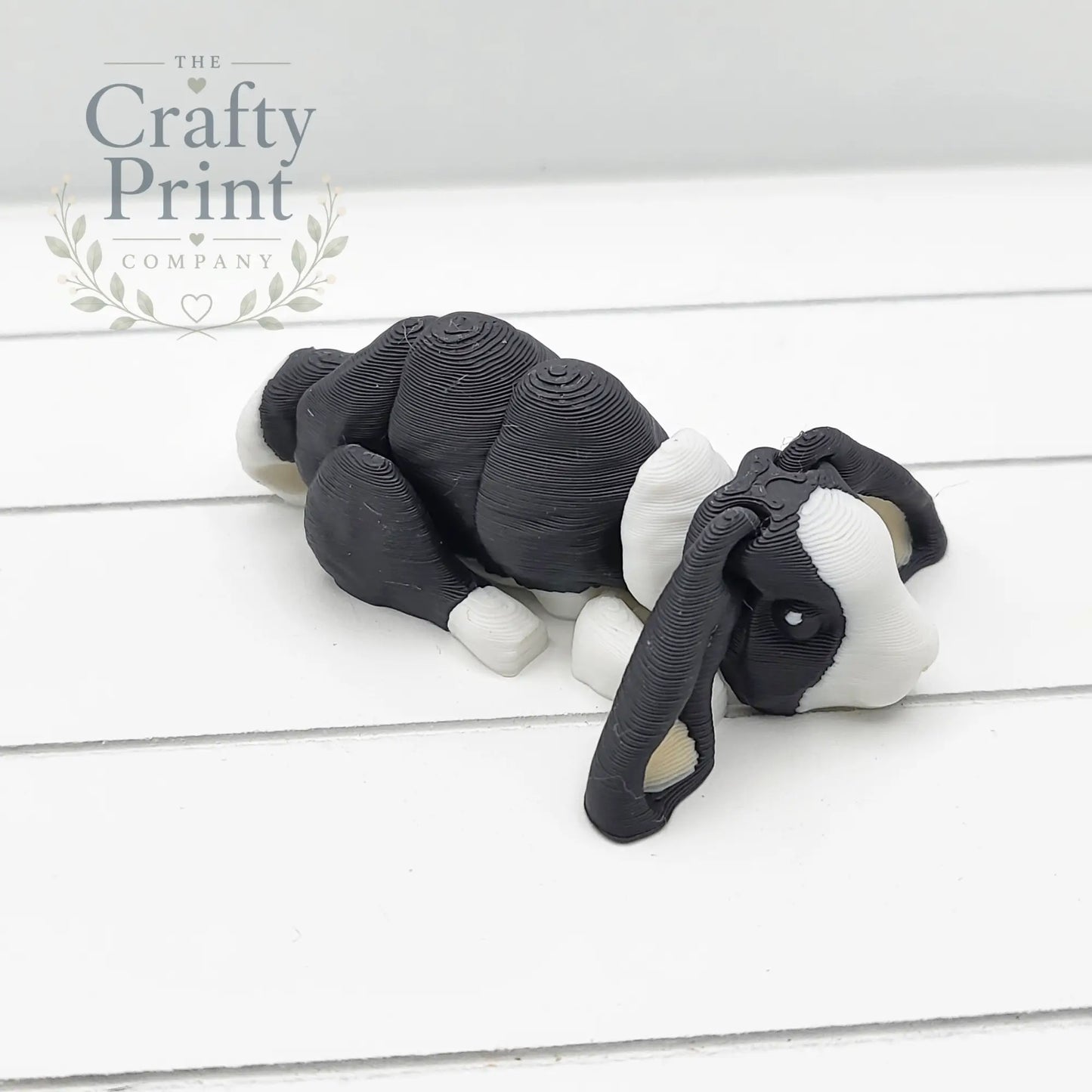 Floppy Eared Rabbit Articulated Flexi Fidget/Keyring