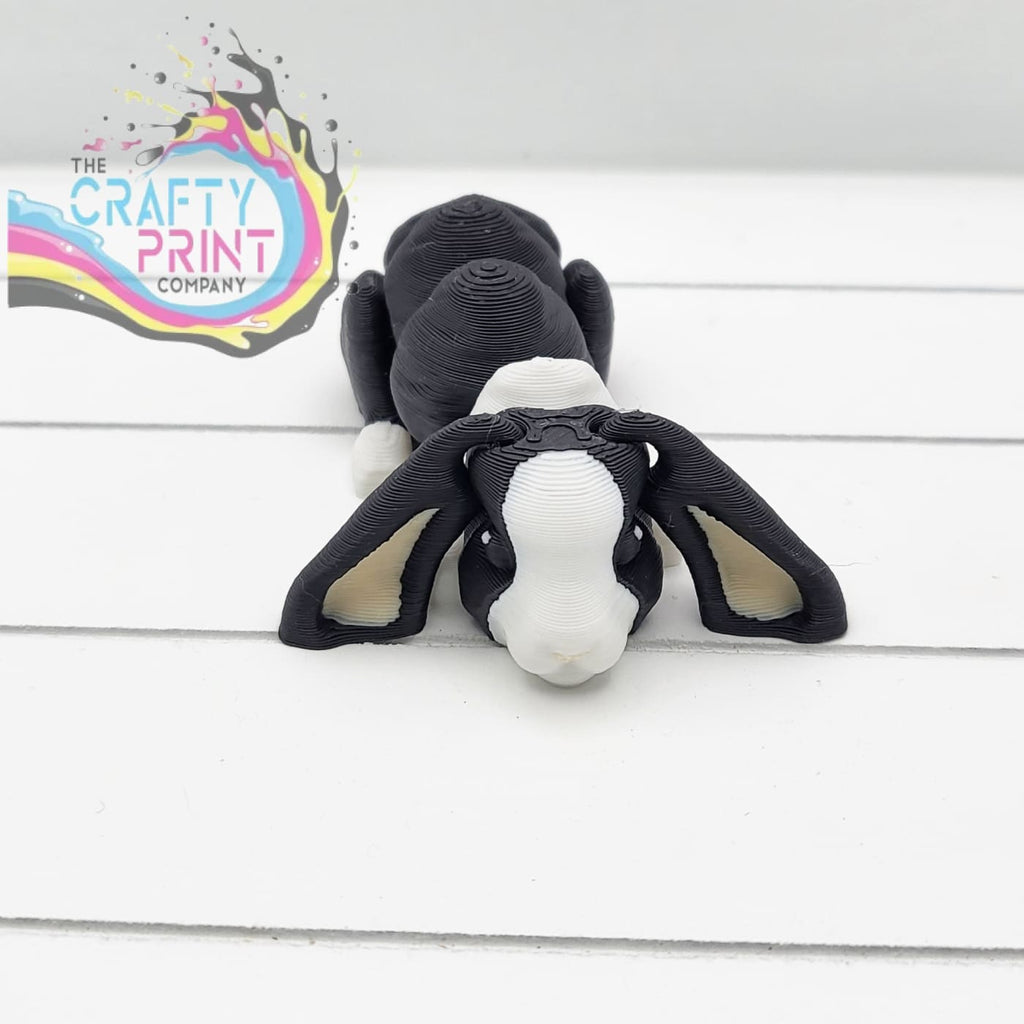 Floppy Eared Rabbit Articulated Flexi Keyring