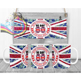 Floral VE Day Mug - White - Mugs