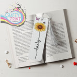 Flower Personalised Bookmark - Fabric Board - Bookmarks