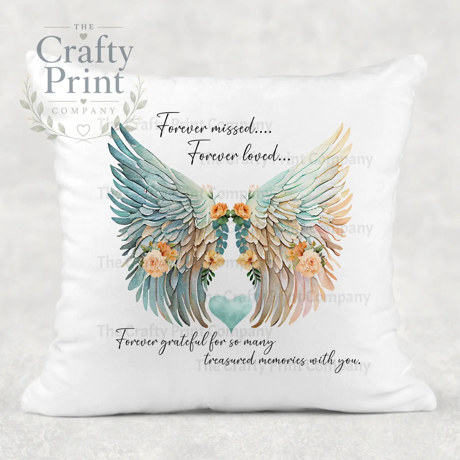 Forever Missed Loved Memorial Cushion - Chair & Sofa
