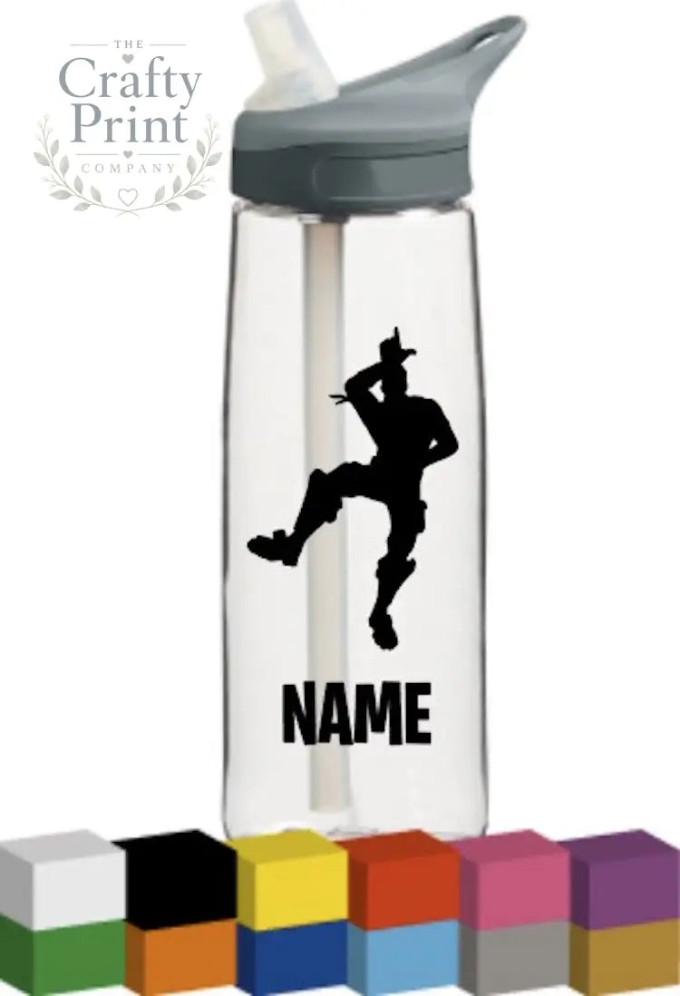 Fortnite Bottle Vinyl Decal - Black / Take the L