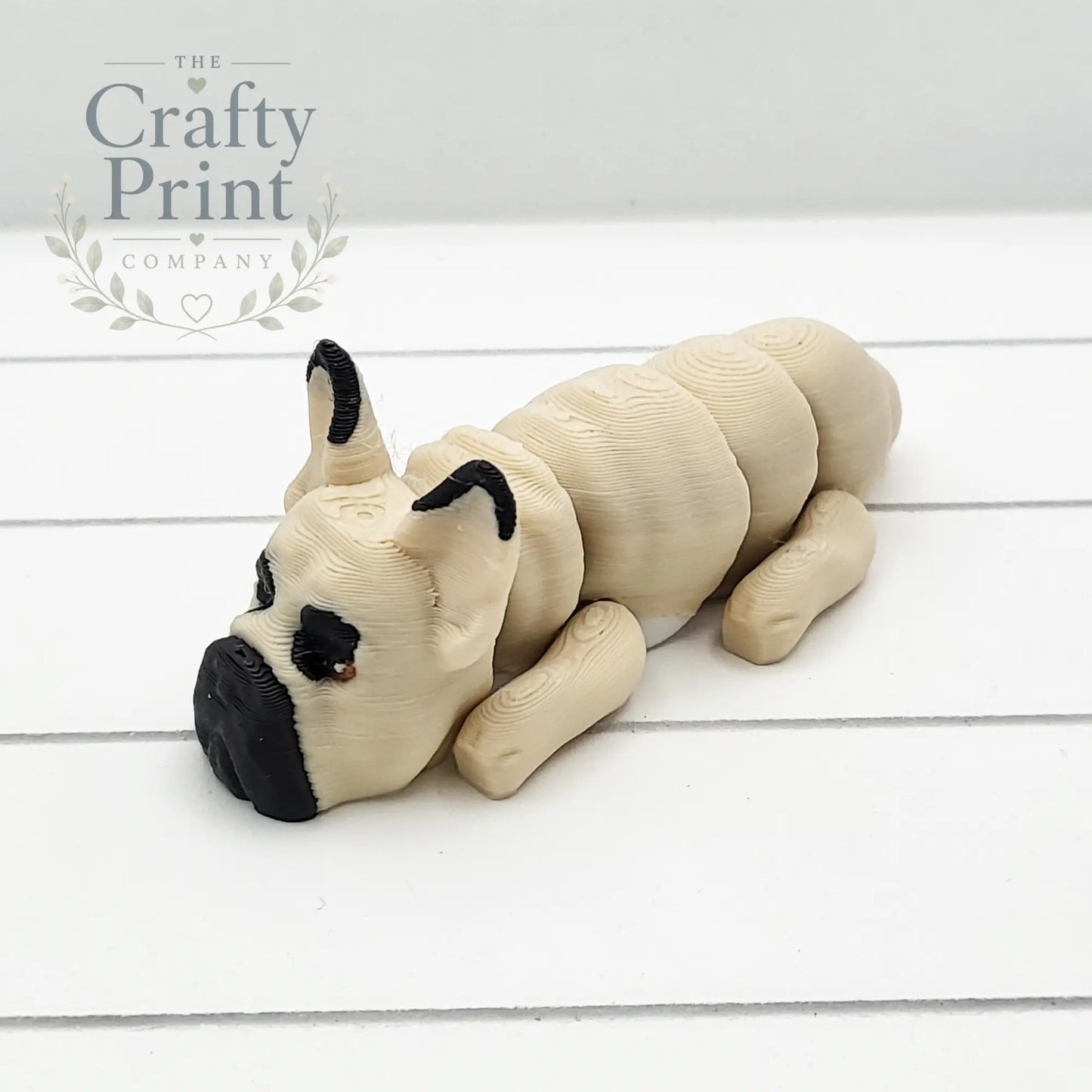 French Bulldog Articulated Flexi Keyring