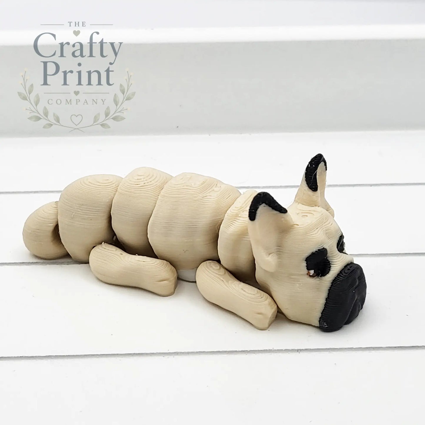 French Bulldog Articulated Flexi Keyring