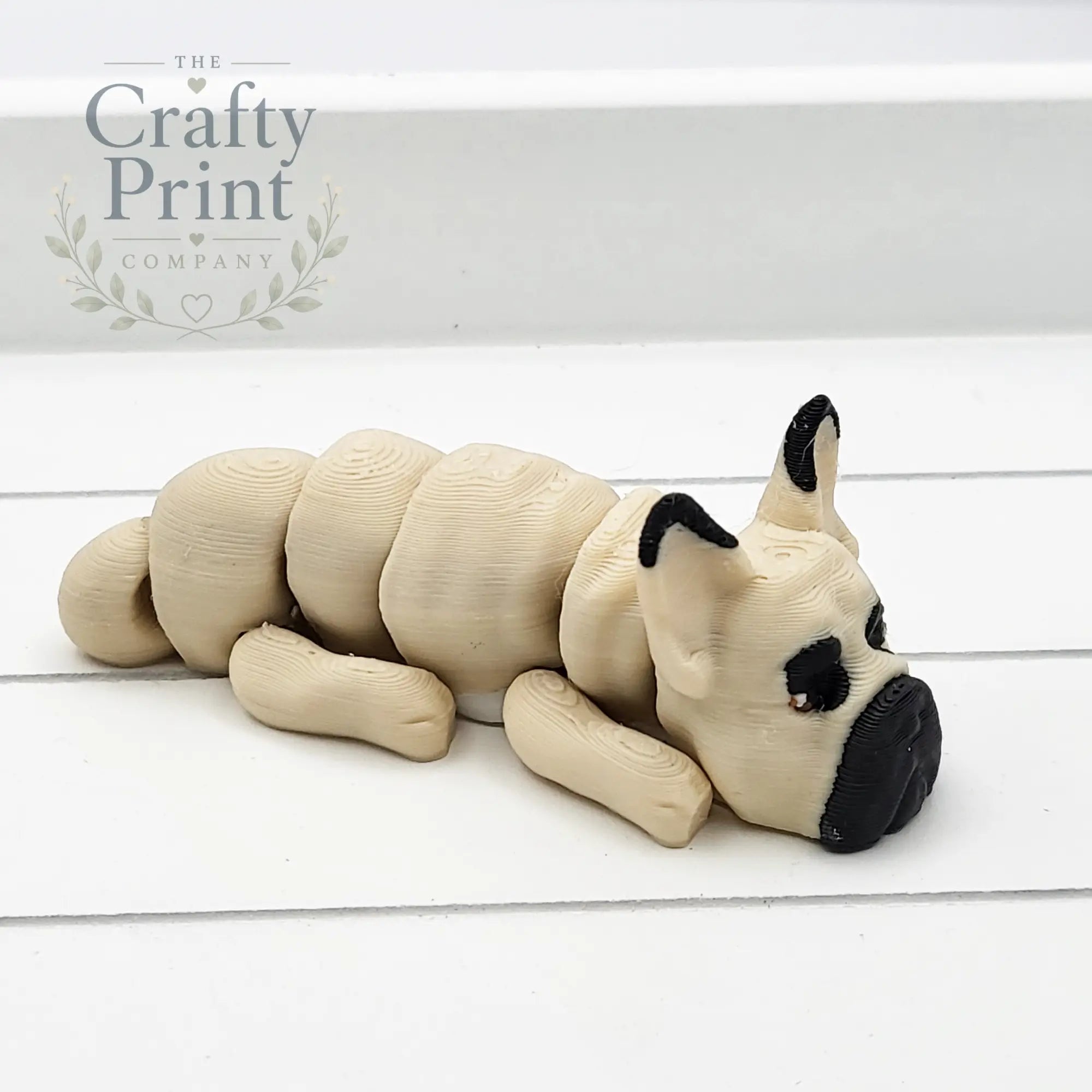 French Bulldog Articulated Flexi Keyring