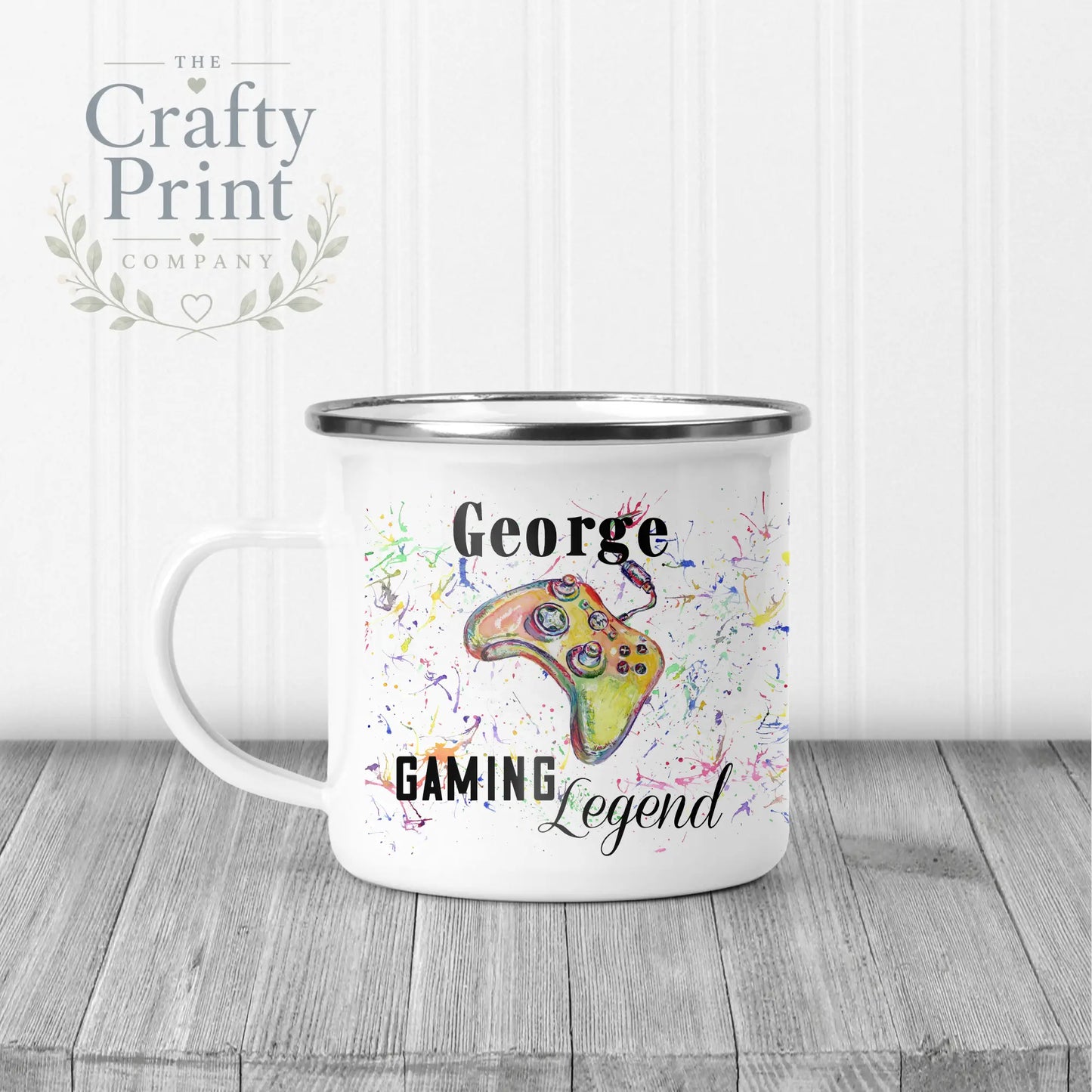 Gaming Legend Xbox Personalised Mug - Enamel - Mugs