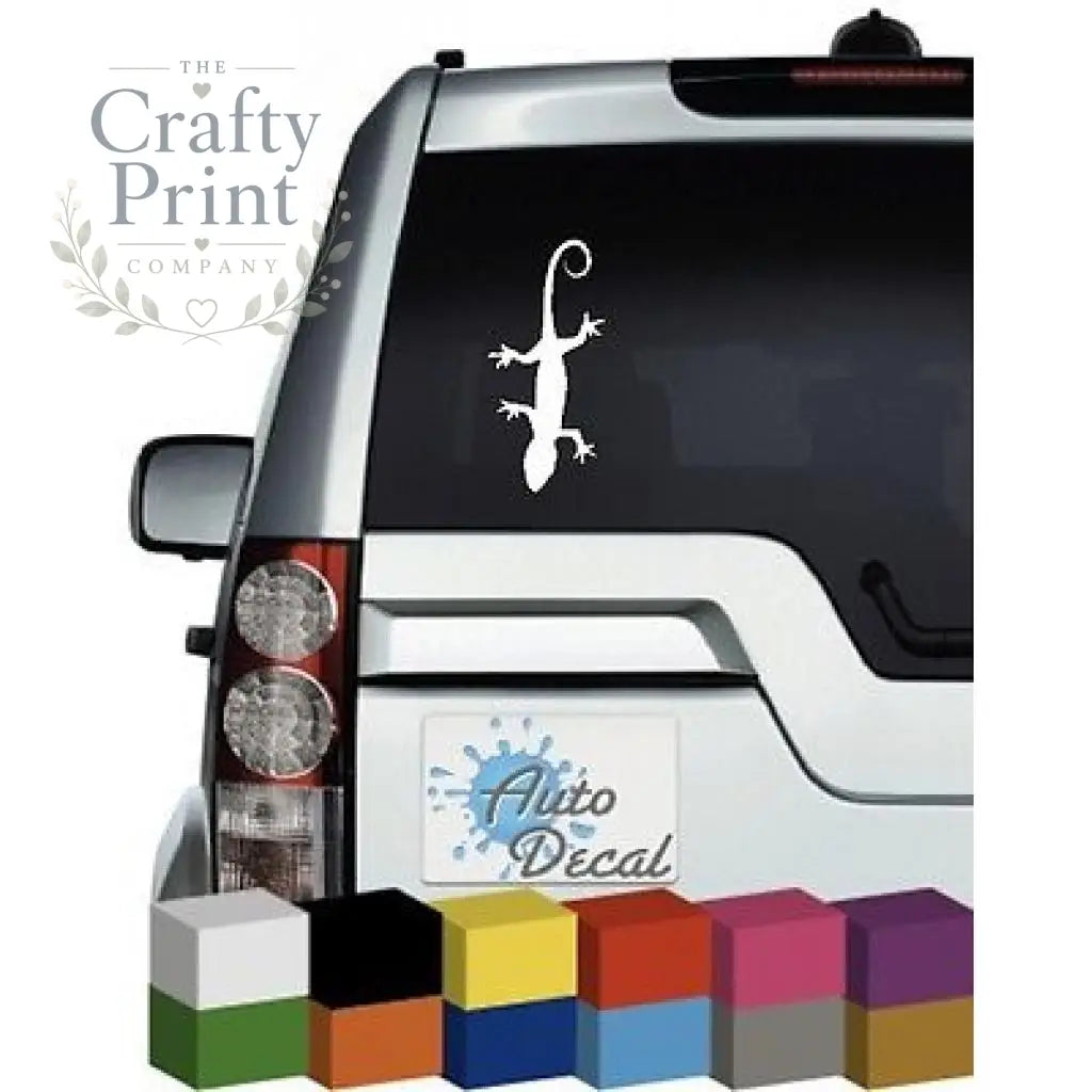 Gecko Lizard Novelty Car Sticker - Bumper Stickers