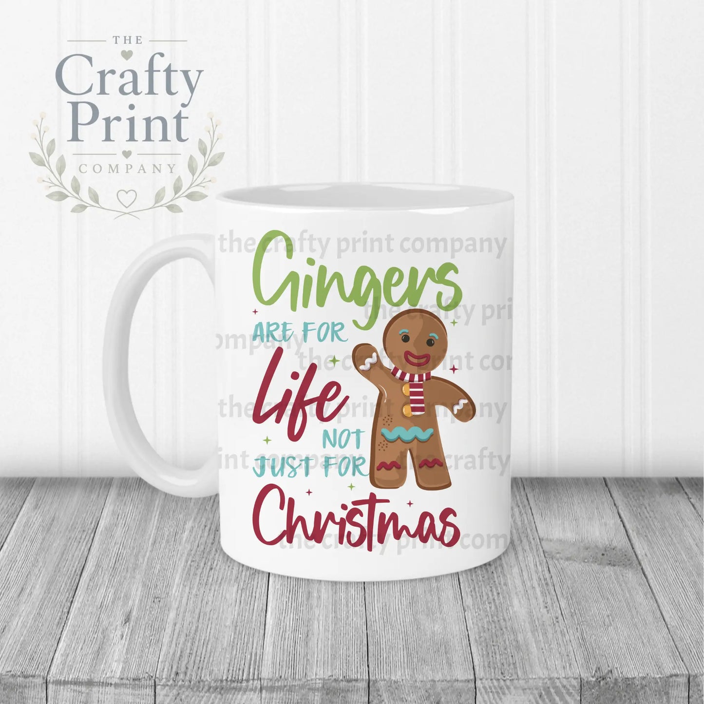 Gingers are for Life Mug - White Handle & Inner - Mugs