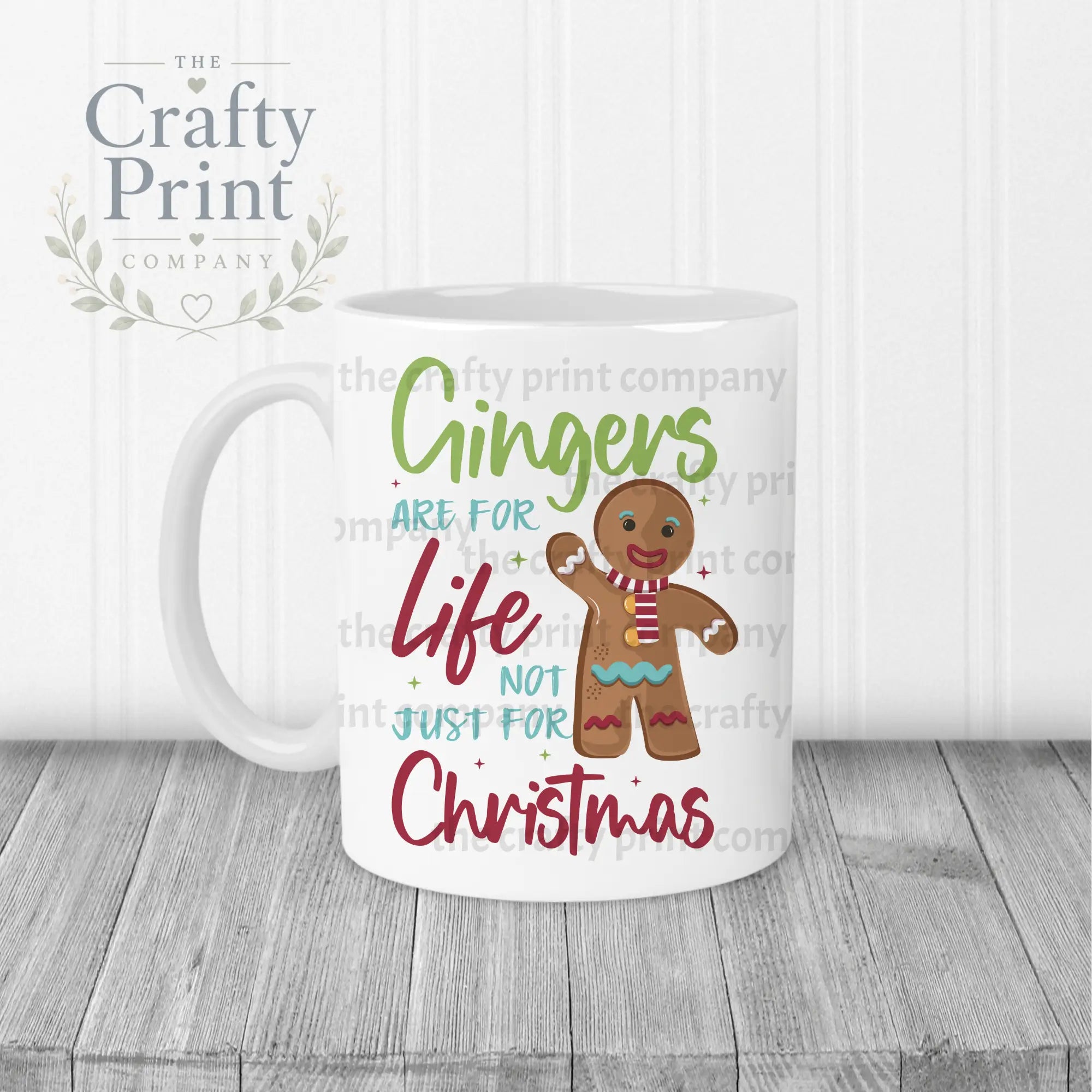 Gingers are for Life Mug - White Handle & Inner - Mugs