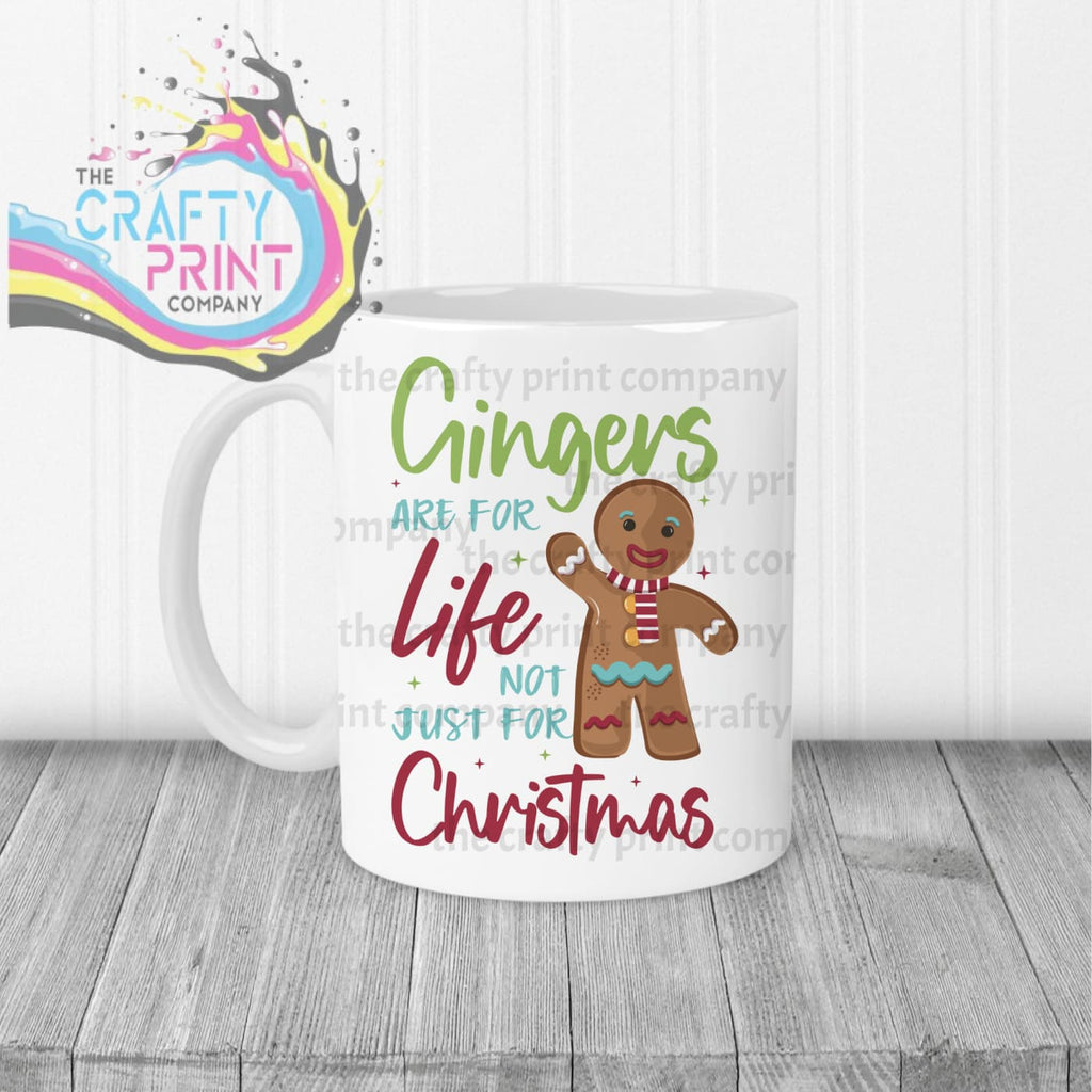 Gingers are for Life Mug - White Handle & Inner - Mugs