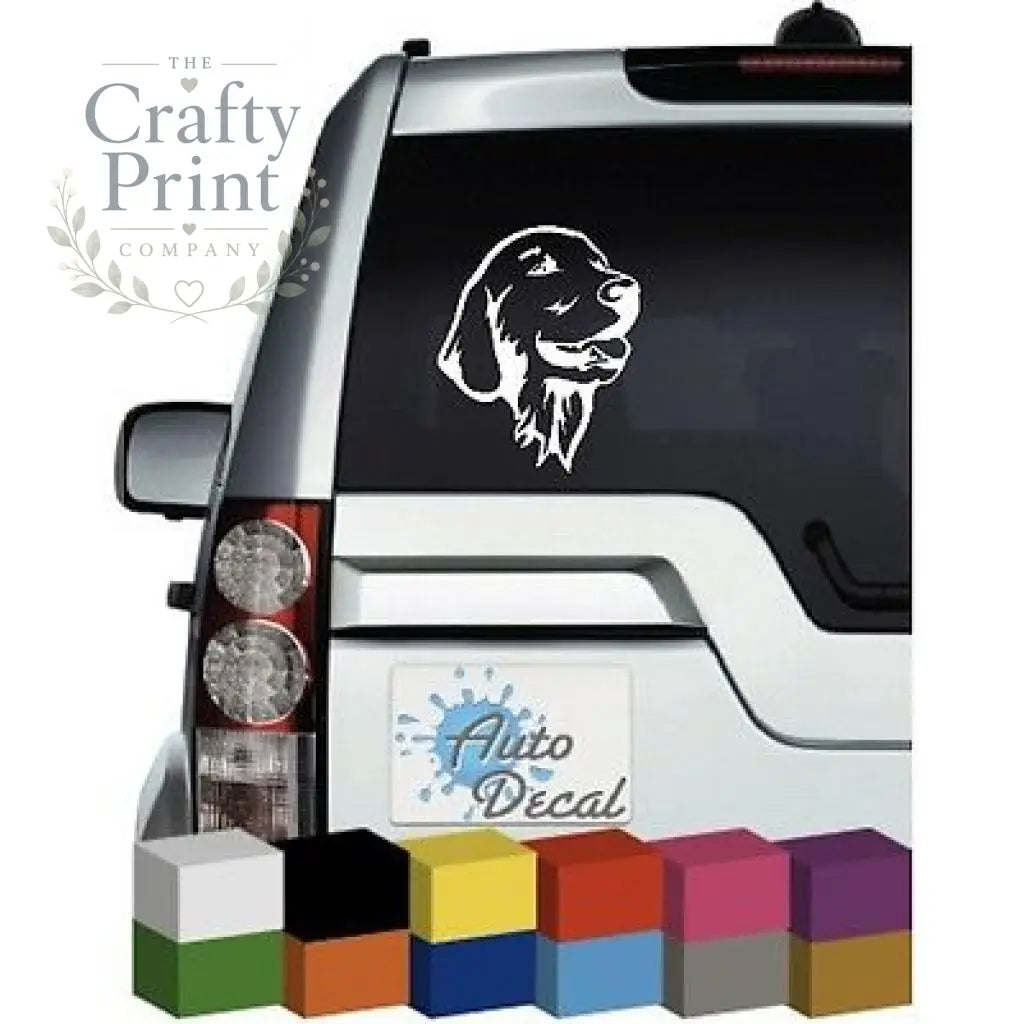 Golden Retriever Dog Novelty Car Sticker - Bumper Stickers