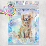 Golden Retriever Paw Print Car Air Freshener - Vehicle
