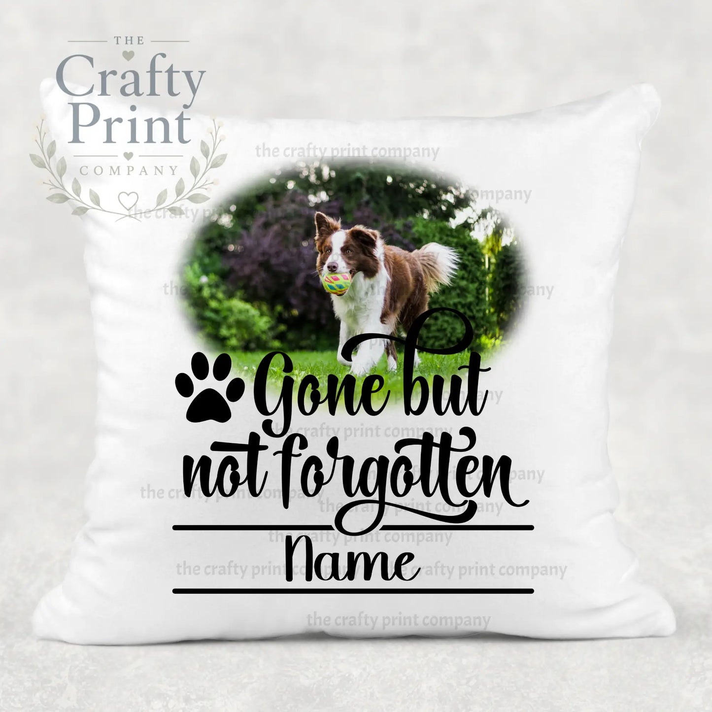 Gone but not Forgotten Pet Memorial Cushion - Chair & Sofa