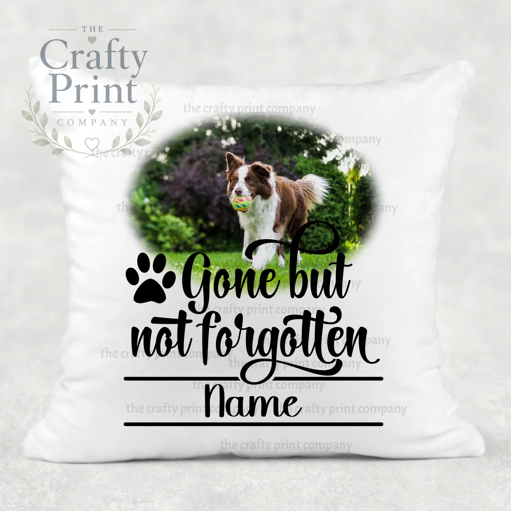 Gone but not Forgotten Pet Memorial Cushion - Chair & Sofa
