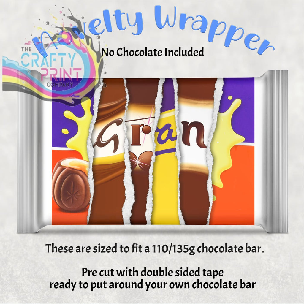 Gran Chocolate Bar Wrapper - Gift Wrapping