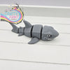 Great White Shark Articulated Flexi Fidget Toy - Without