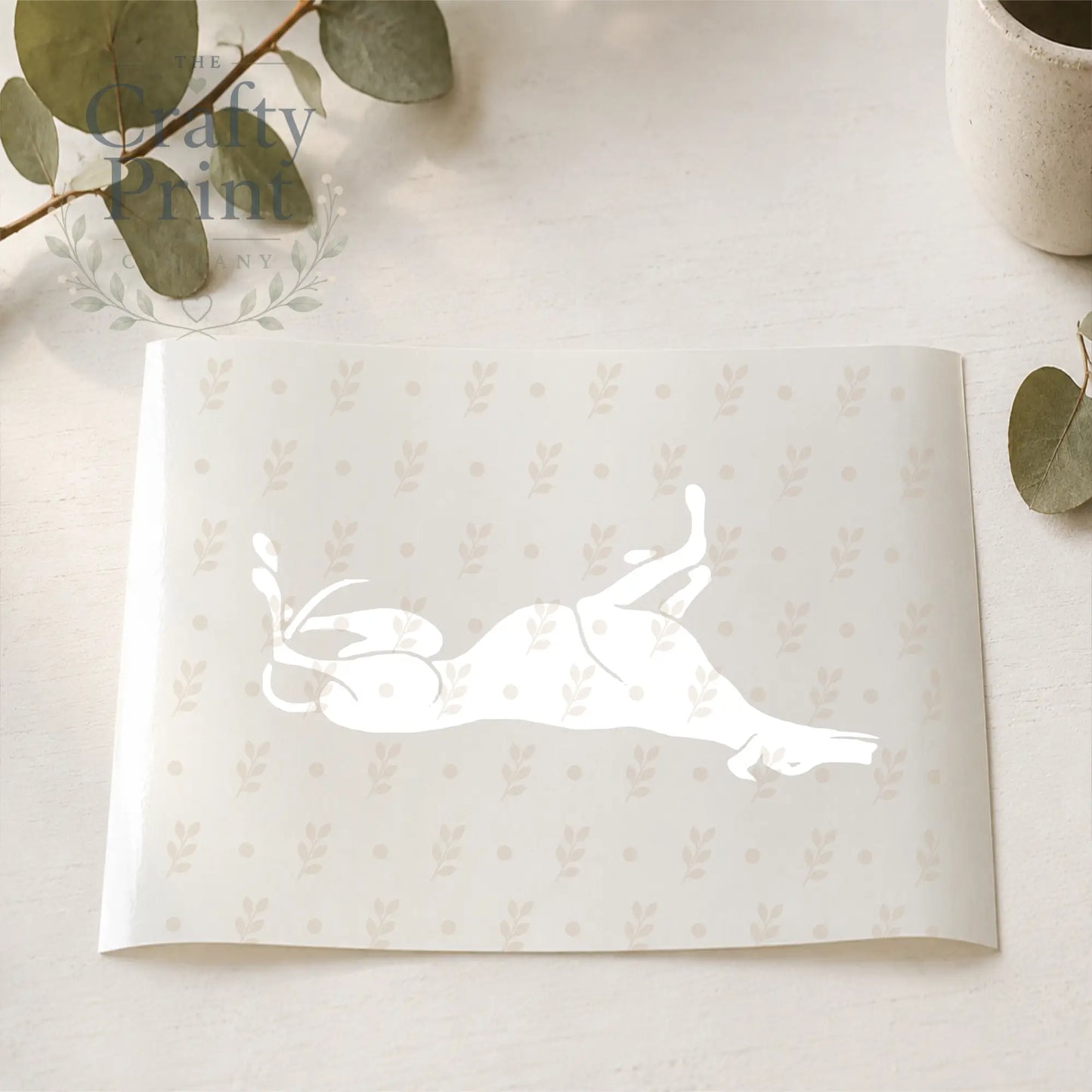 Greyhound Dog V4 Vinyl Car Sticker