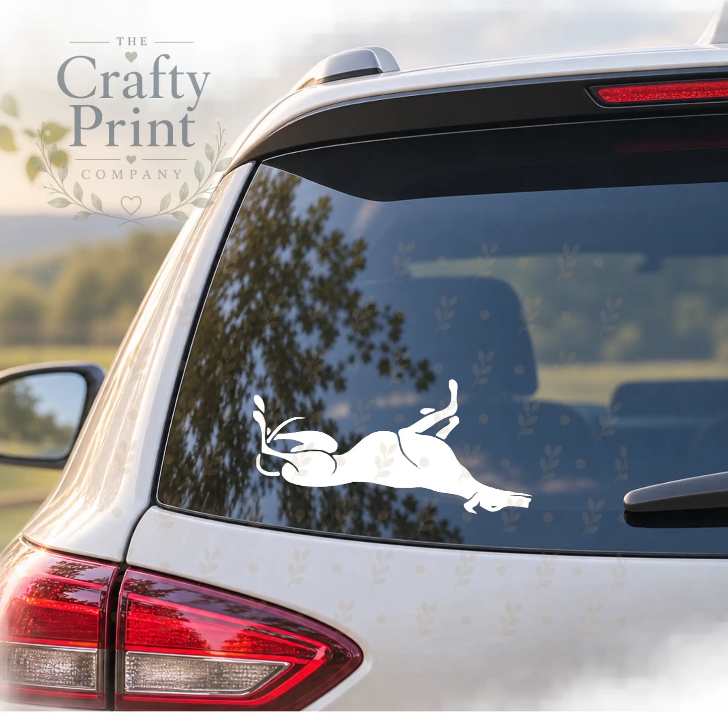Greyhound Dog V4 Vinyl Car Sticker