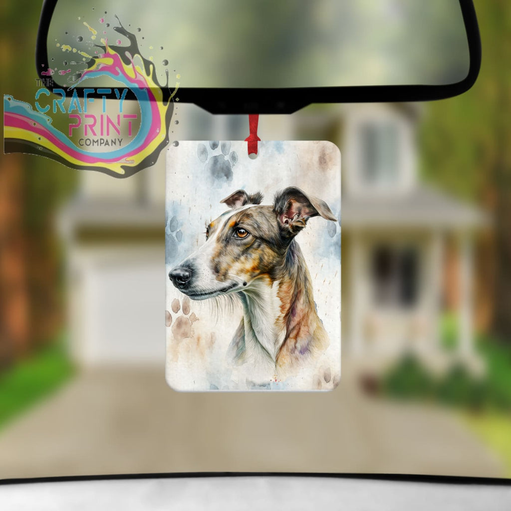 Greyhound Paw Print Car Air Freshener - Vehicle Fresheners