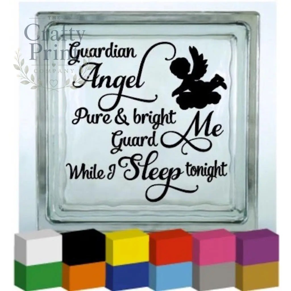 Guardian Angel Vinyl Decal Sticker - Decorative Stickers