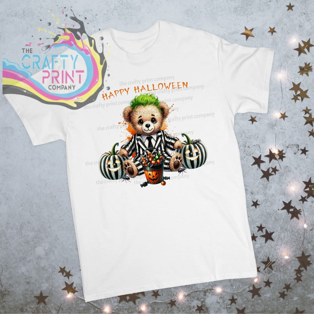 Halloween Beetle Bear Children’s T shirt White Shirts & Tops