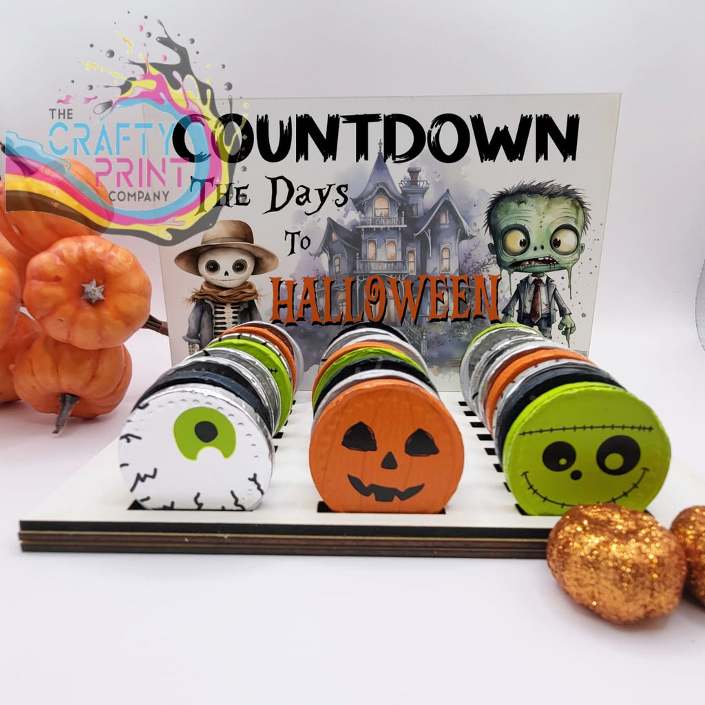 Halloween Countdown Calendar - Cute Zombie
