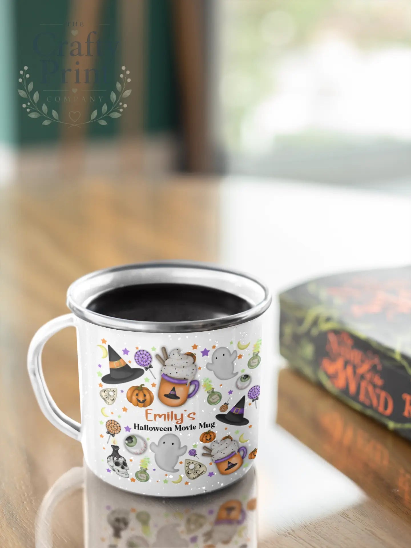 Halloween Movie Personalised Mug - Enamel - Mugs