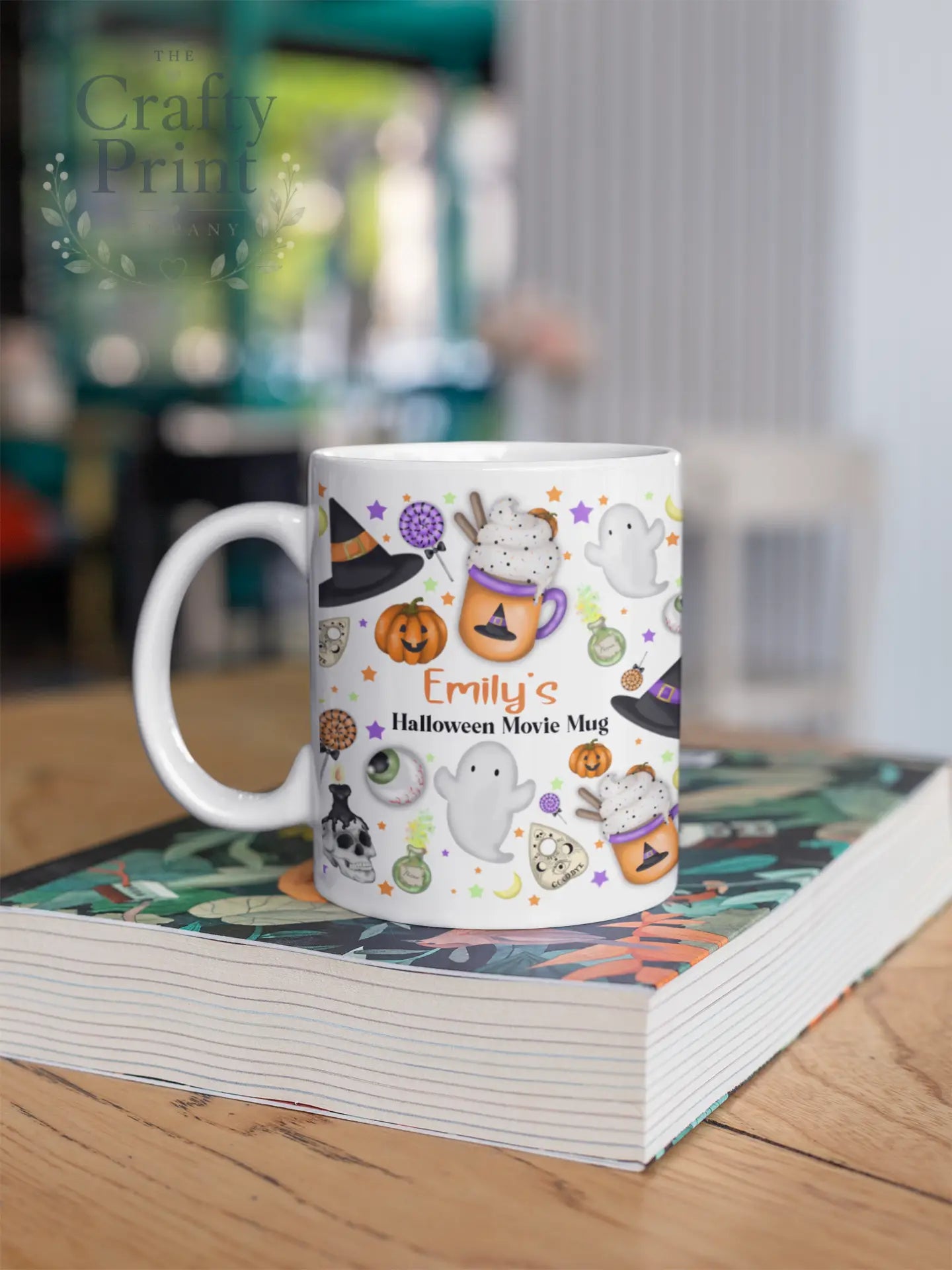 Halloween Movie Personalised Mug - White Handle & Inner
