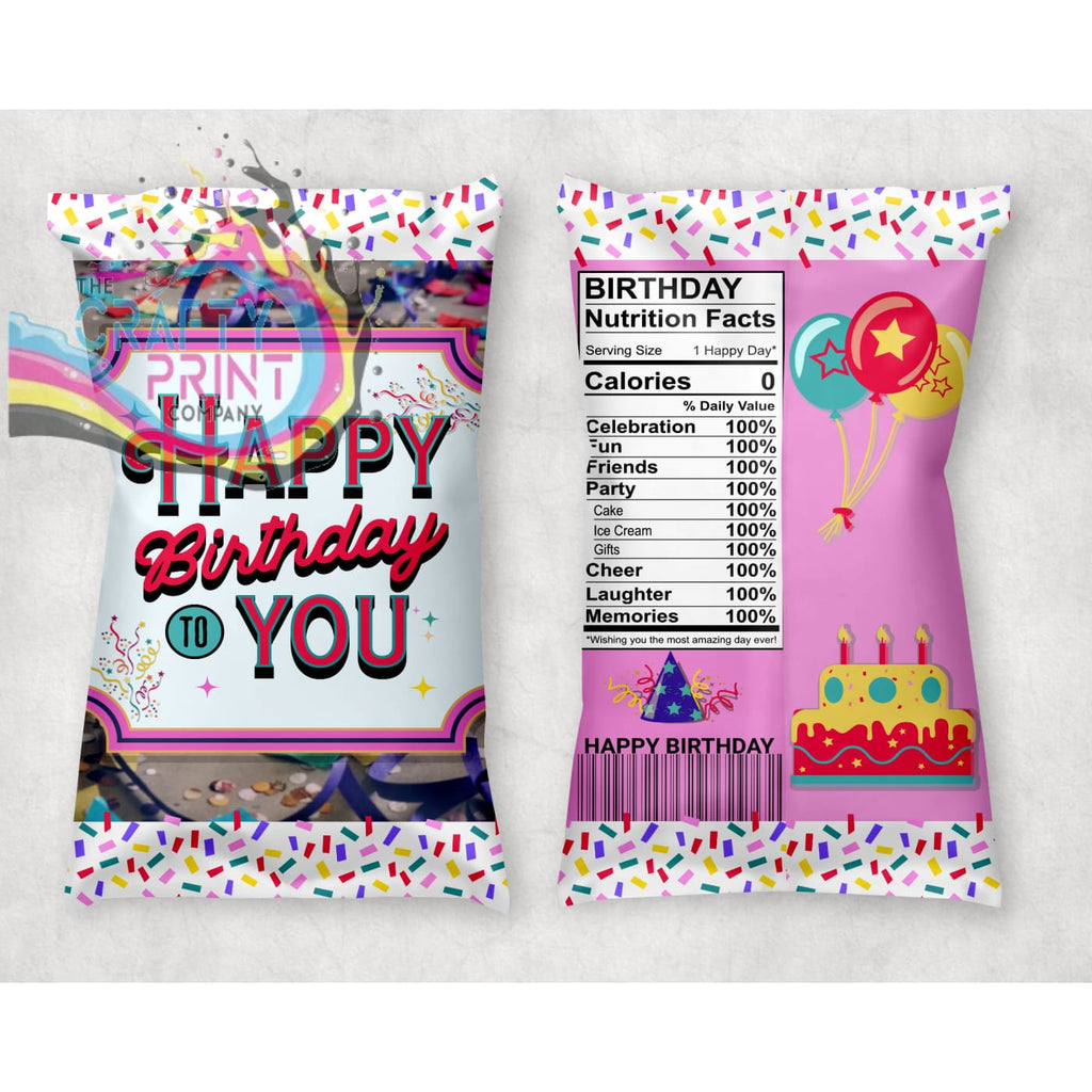 Happy Birthday to you Sweet / Crisp Party Bag