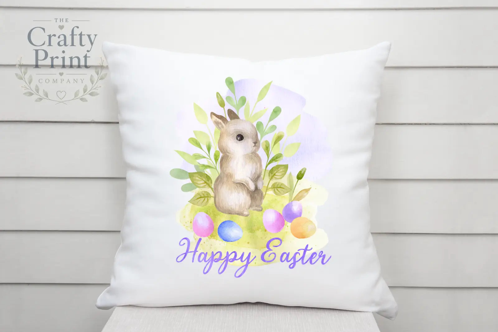 Happy Easter Bunny Cushion - Chair & Sofa Cushions