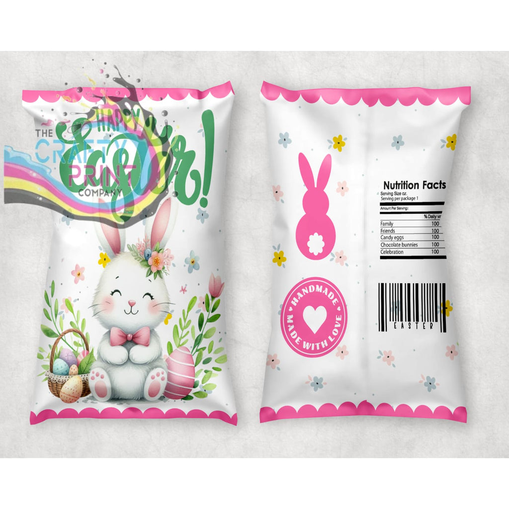 Happy Easter Pink Sweet / Crisp Party Bag