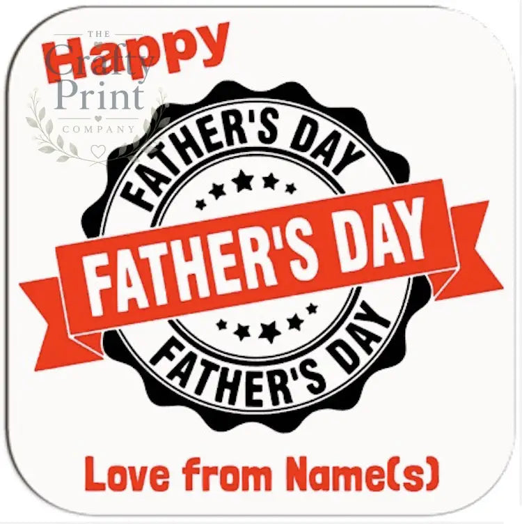 Happy Father’s Day Personalised Coaster - Coasters