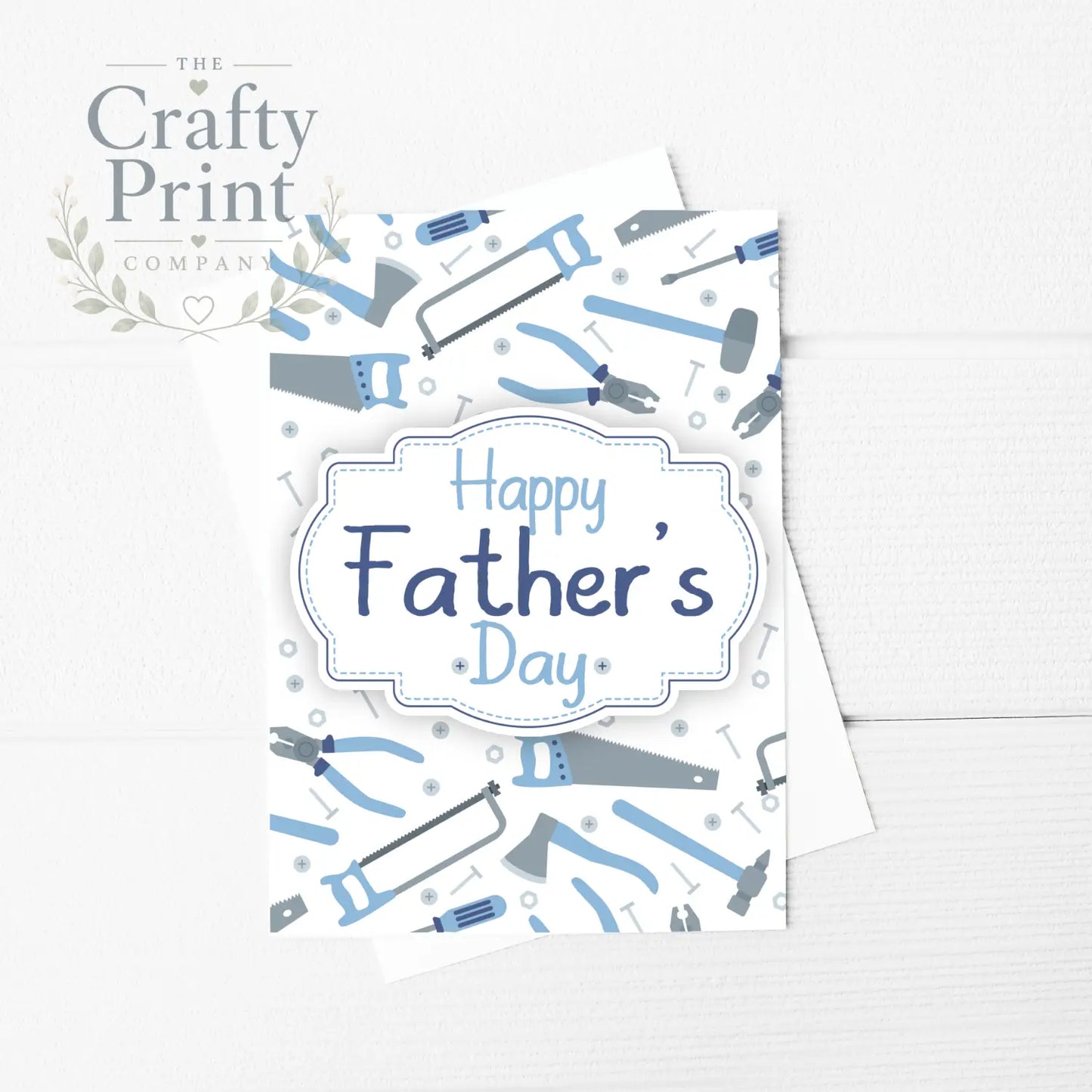 Happy Fathers Day Tools A5 Card & Envelope - Greeting Note