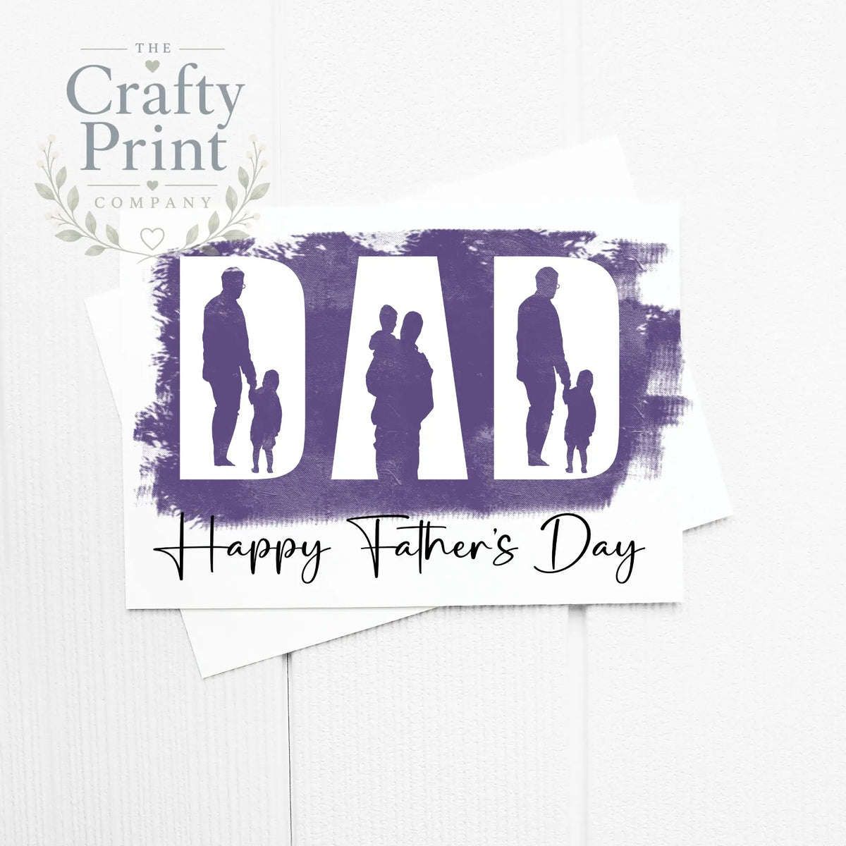 Happy Father’s Day Word A5 Card & Envelope - Dad - Greeting