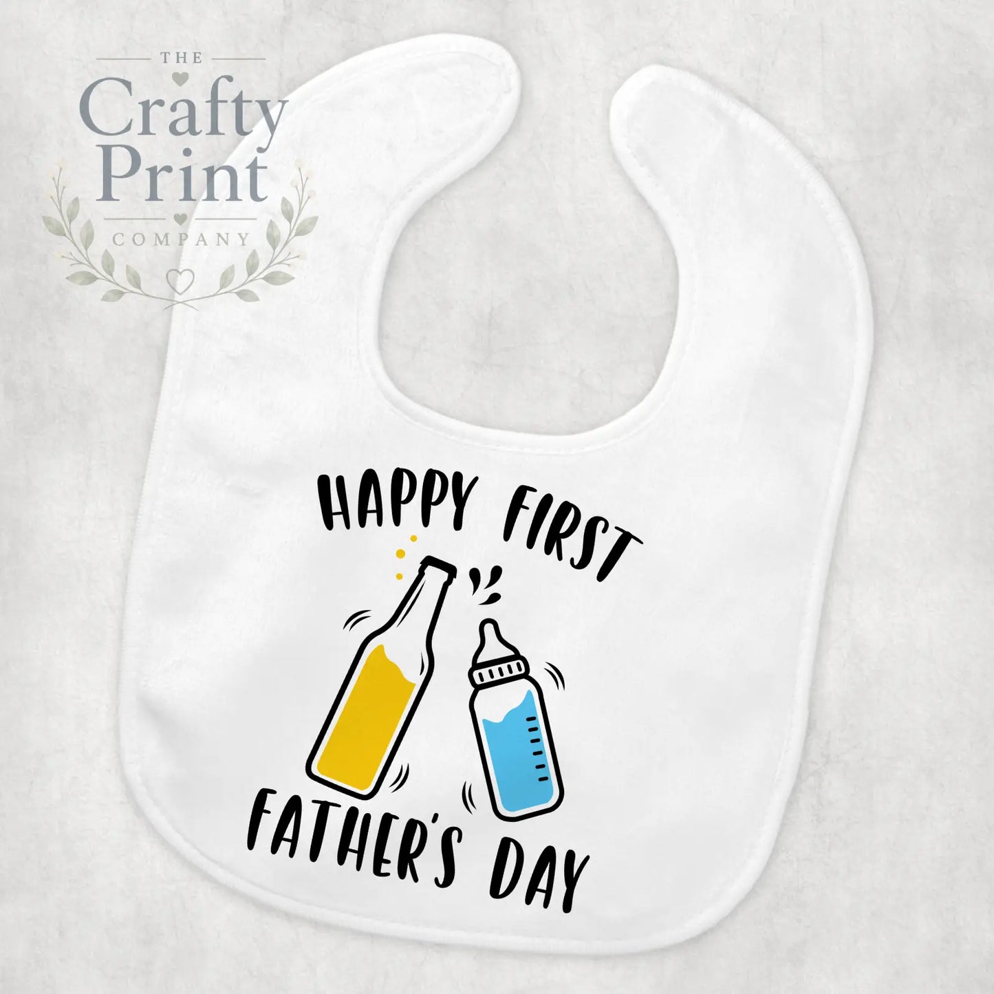 Happy First Father’s Day Baby Bib - & Toddler Clothing