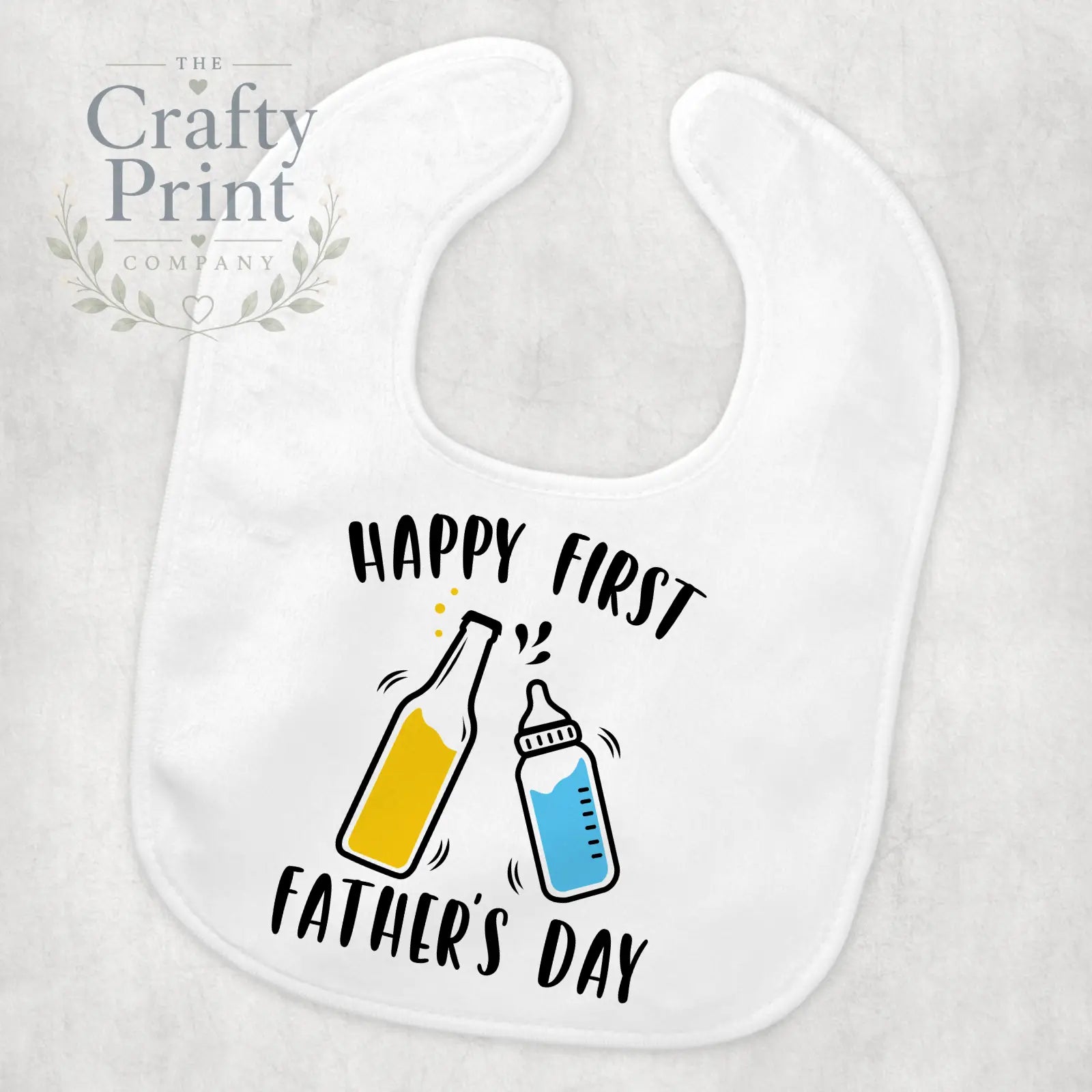 Happy First Father’s Day Baby Bib - & Toddler Clothing