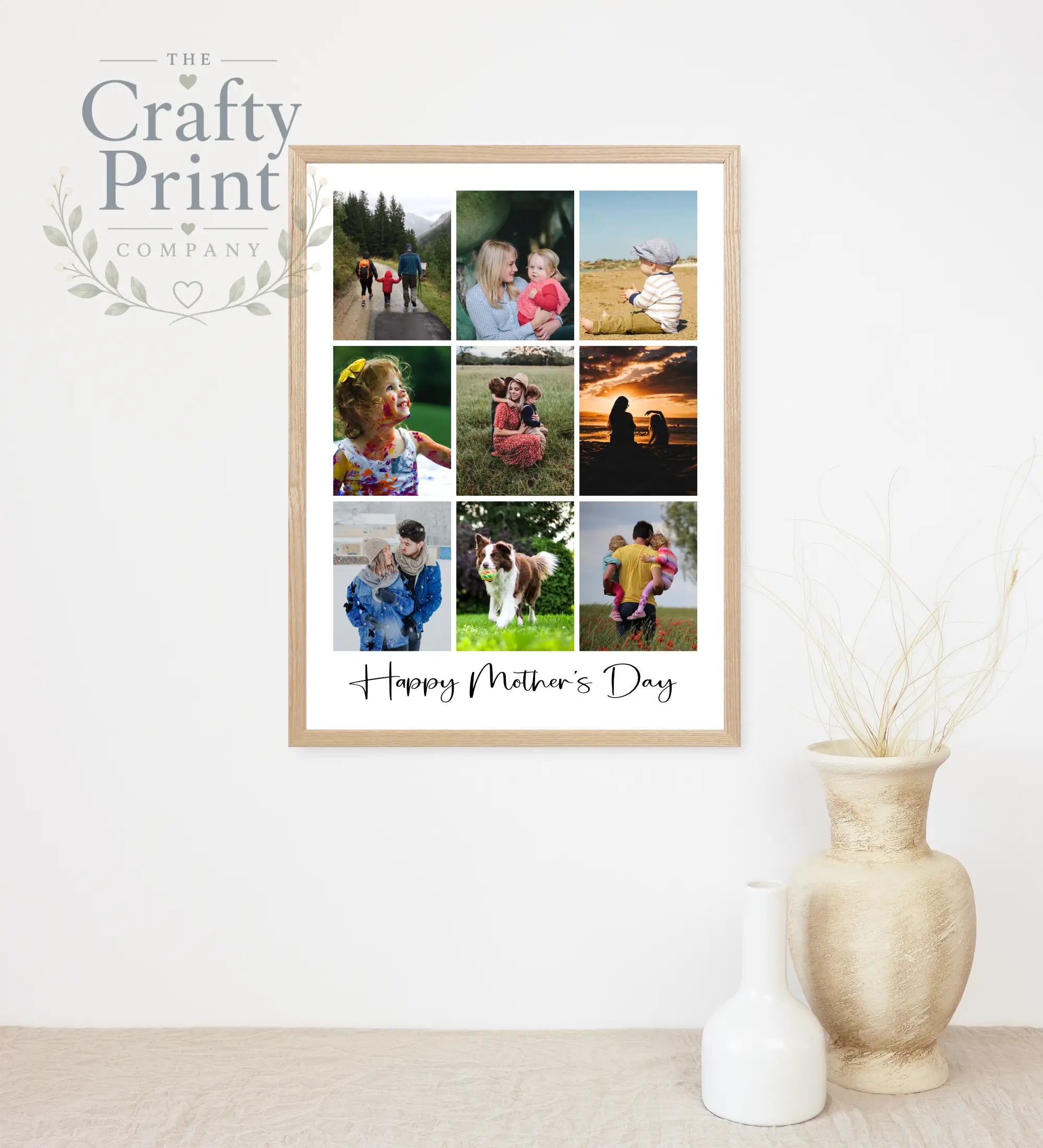 Happy Mother’s Day 9 Photo Collage Print - Posters Prints &
