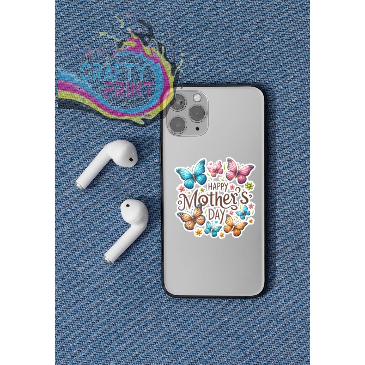 Happy Mother’s Day Butterfly UV DTF Sticker | Mug Decal