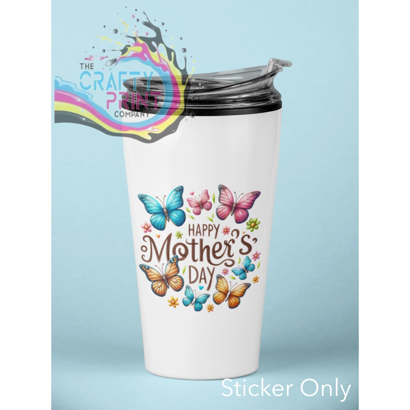 Happy Mother’s Day Butterfly UV DTF Sticker | Mug Decal